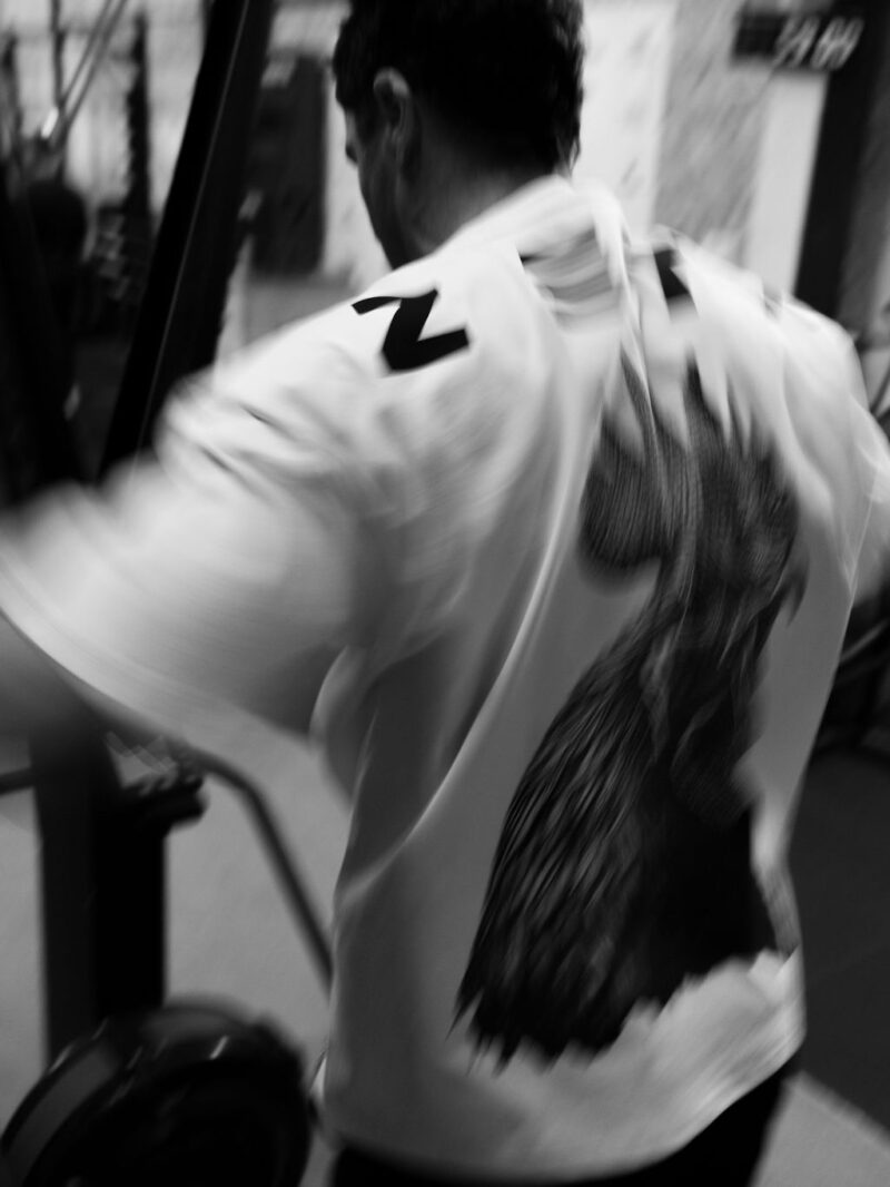 Oversize Heavy T-Shirt White Rooster