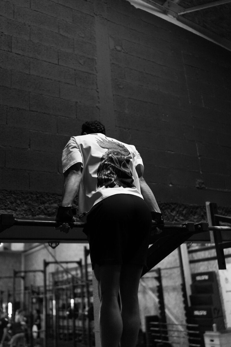 Oversize Heavy T-Shirt White Rooster