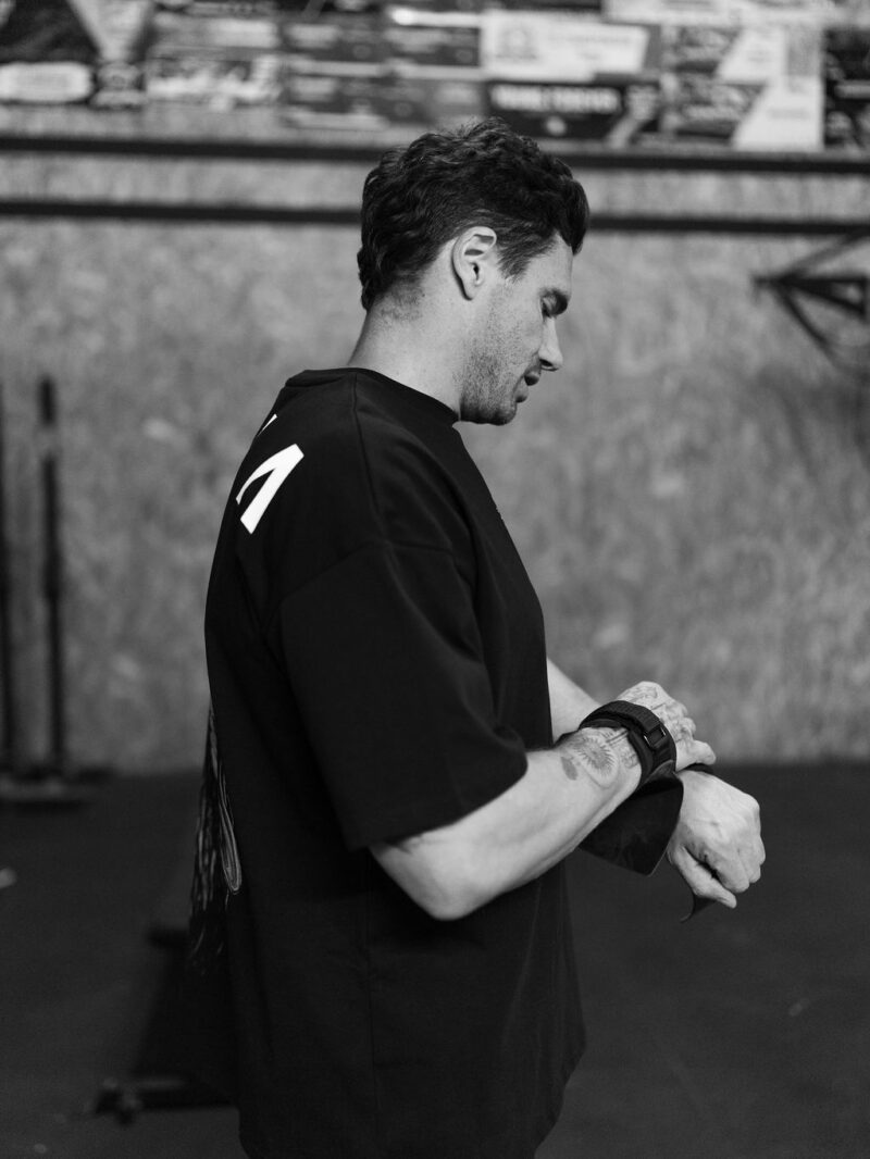Oversize Heavy T-Shirt Black Rooster