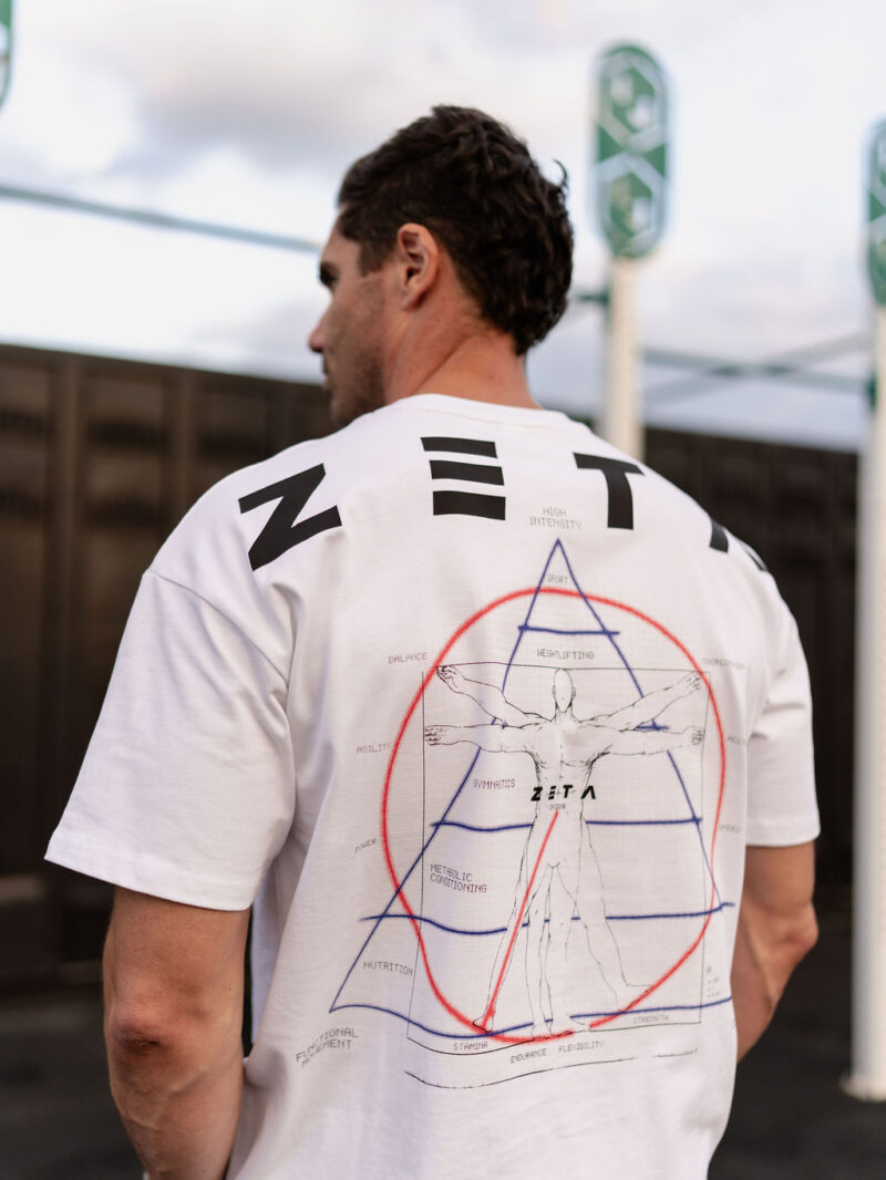 Oversize Heavy T-Shirt Vitruvian White FTD