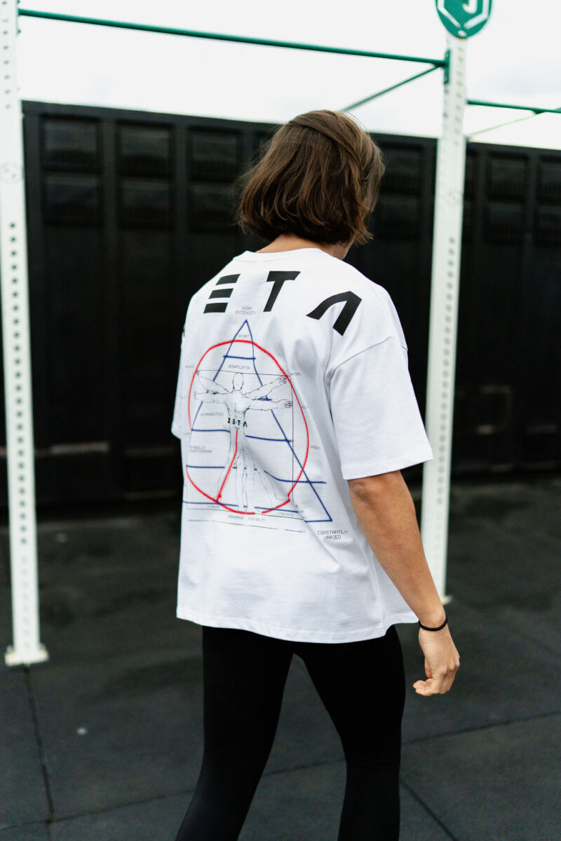 Oversize Heavy T-Shirt Vitruvian White FTD