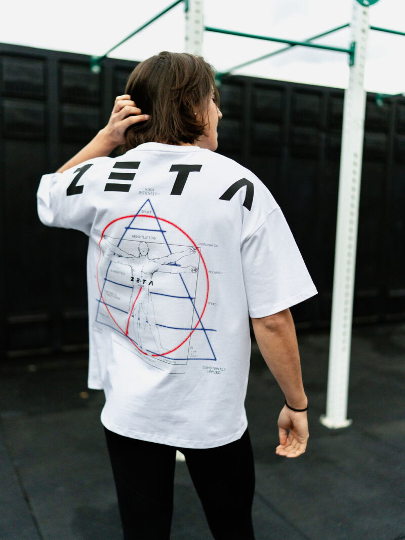 Oversize Heavy T-Shirt Vitruvian White FTD