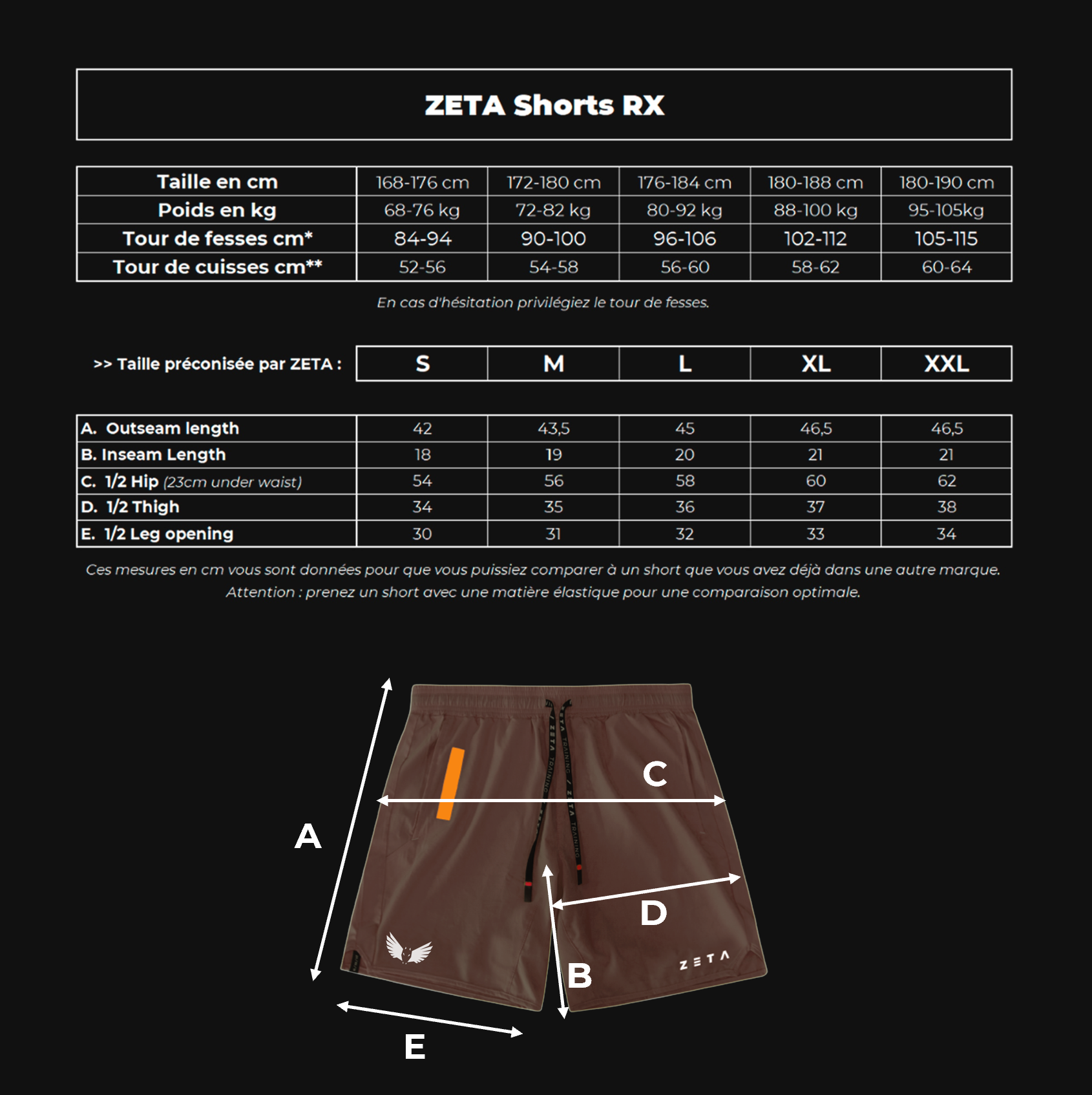 Rx Tech Shorts MT25 Moka