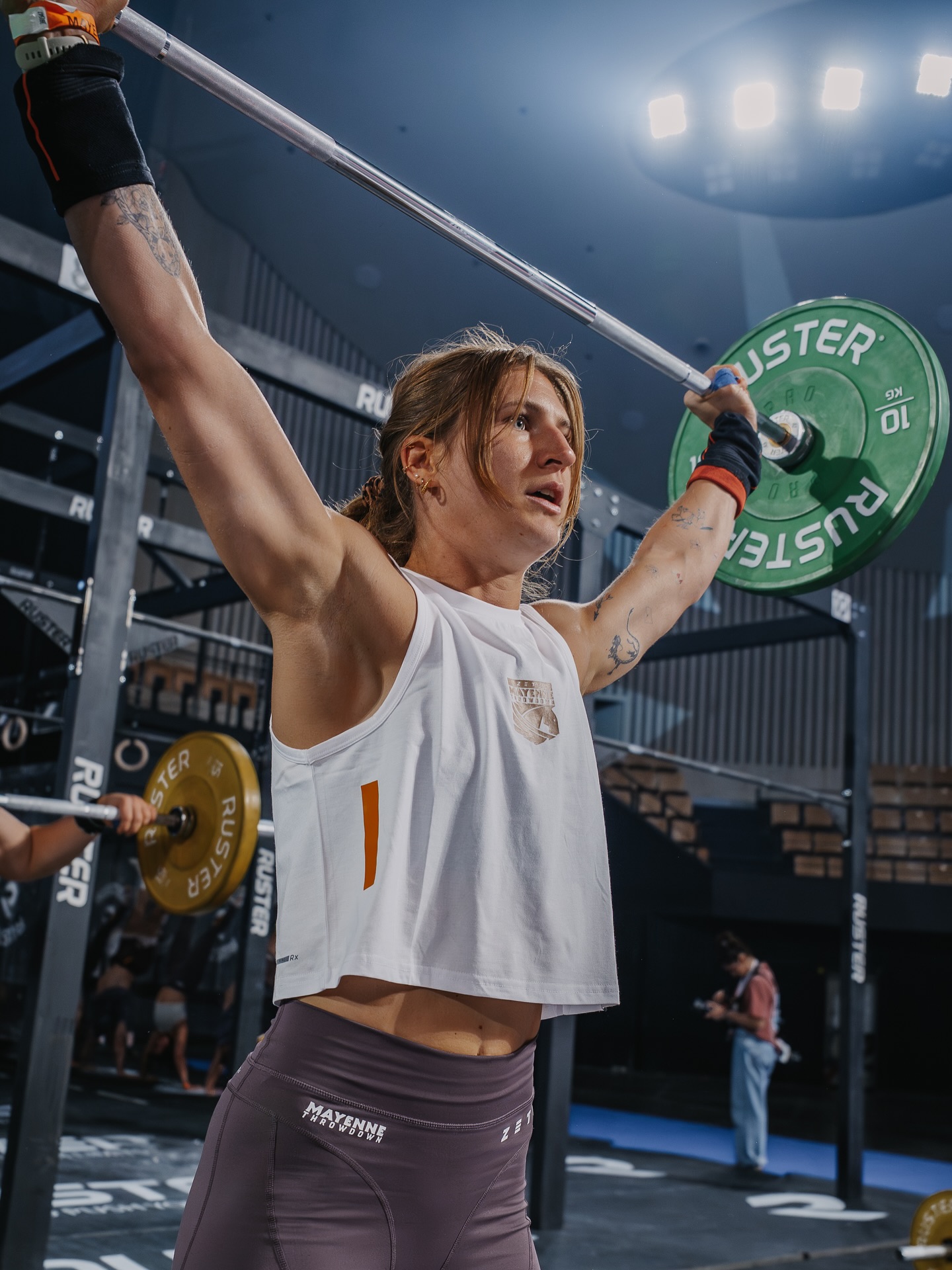 Woman Muscle Crop MT25 Arctic White