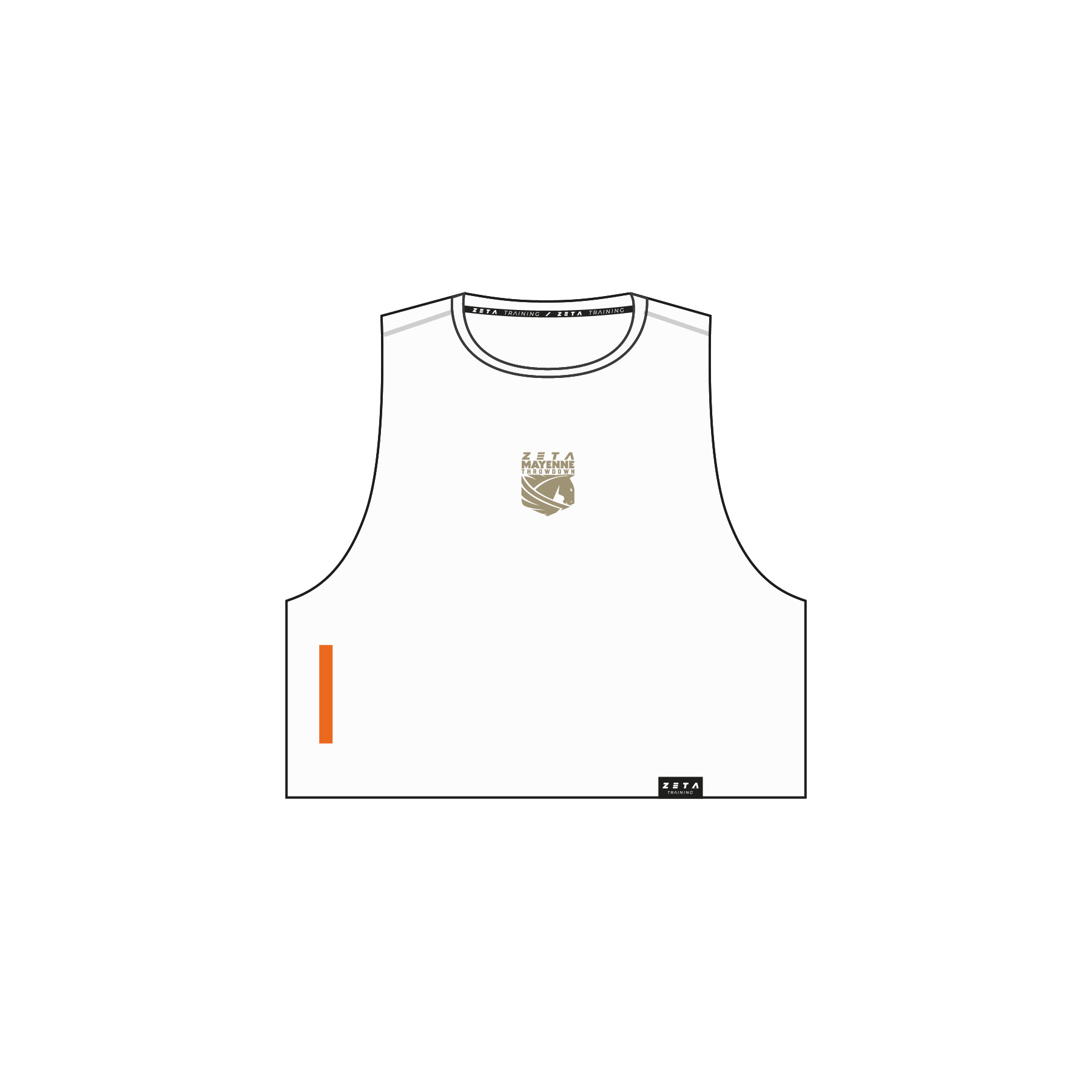 Woman Muscle Crop MT25 Arctic White