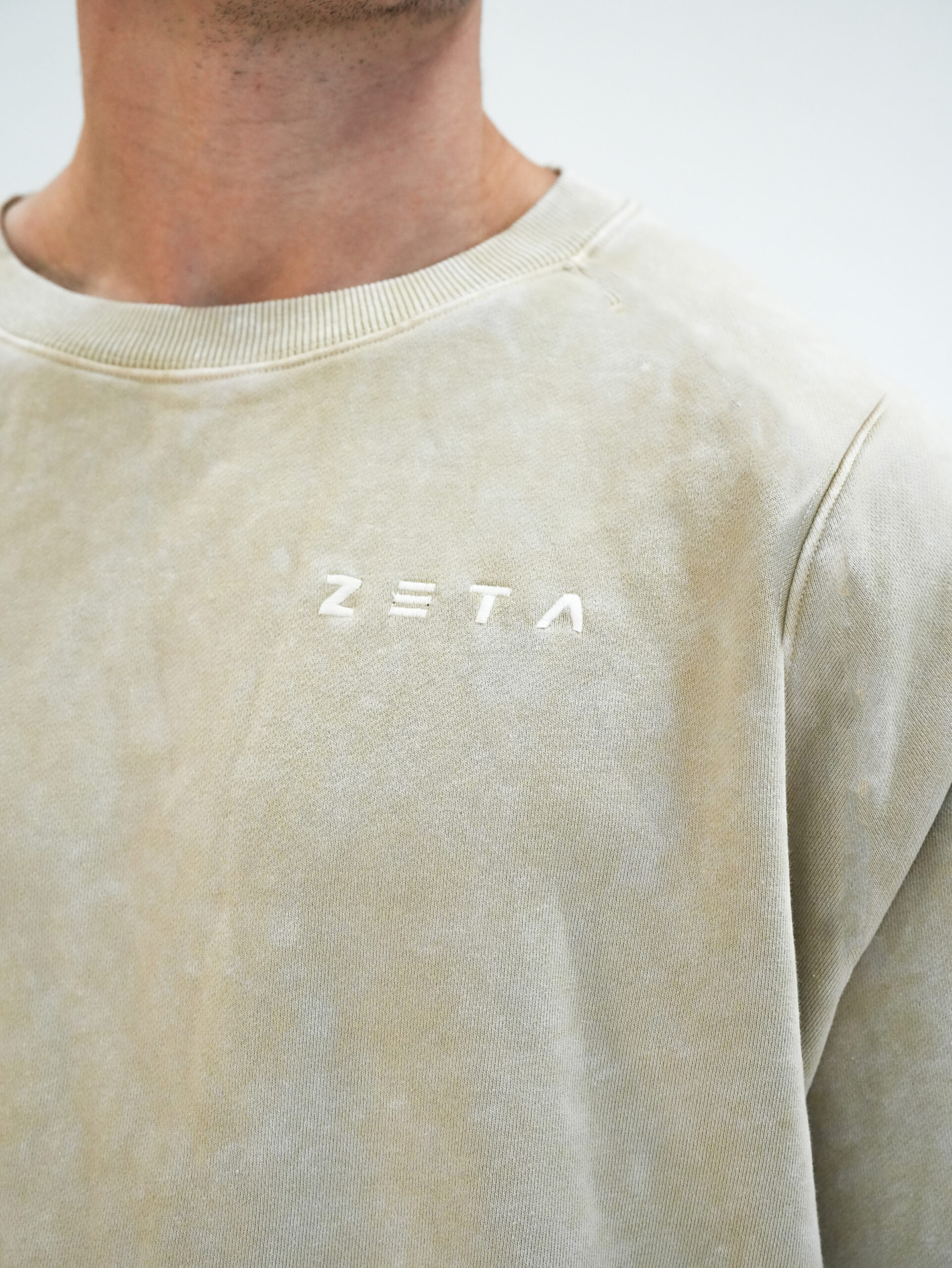 Crewneck Sweat-shirt Kemet Washed Sand