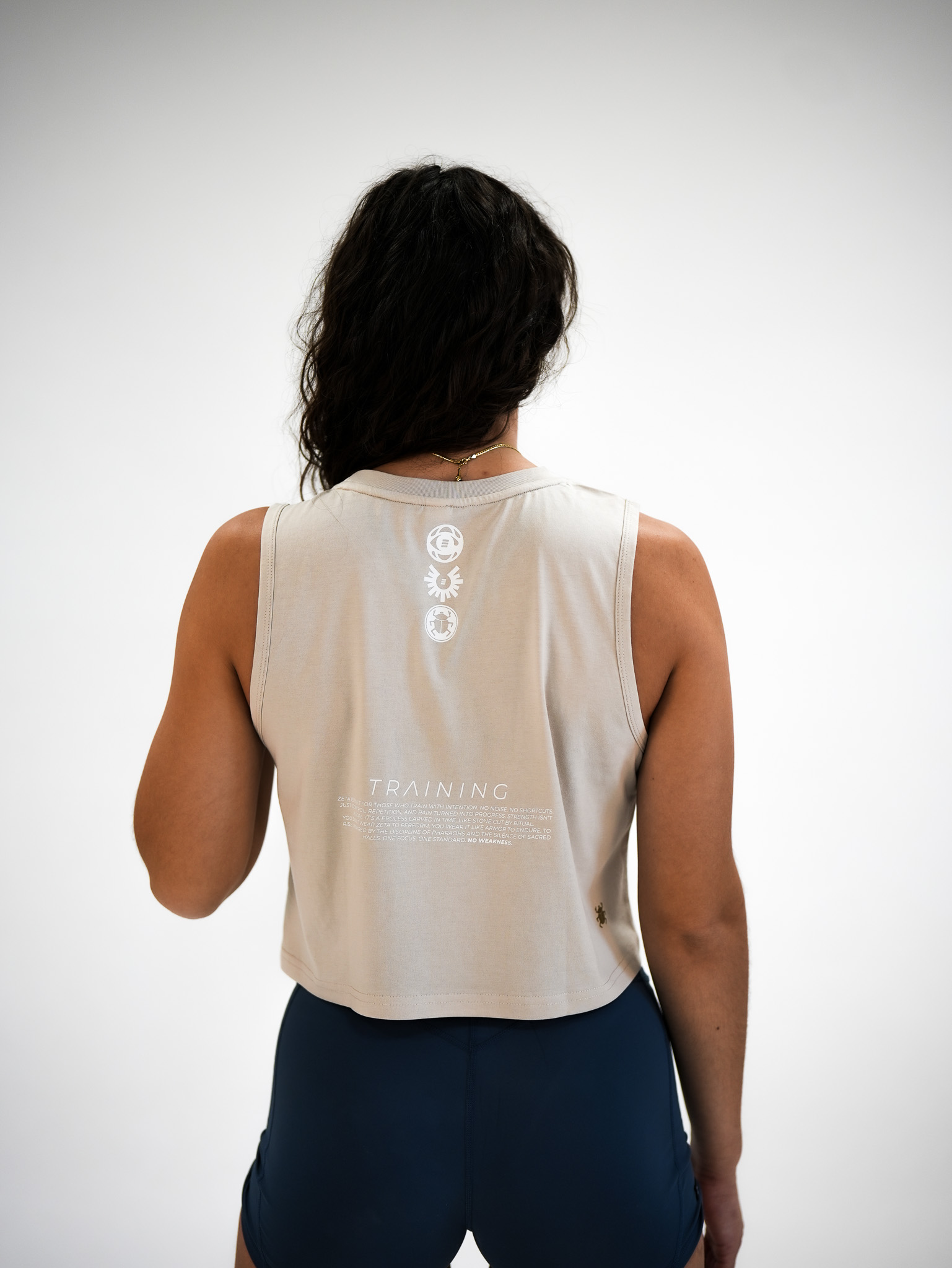 Woman Muscle Crop Sacred Sands