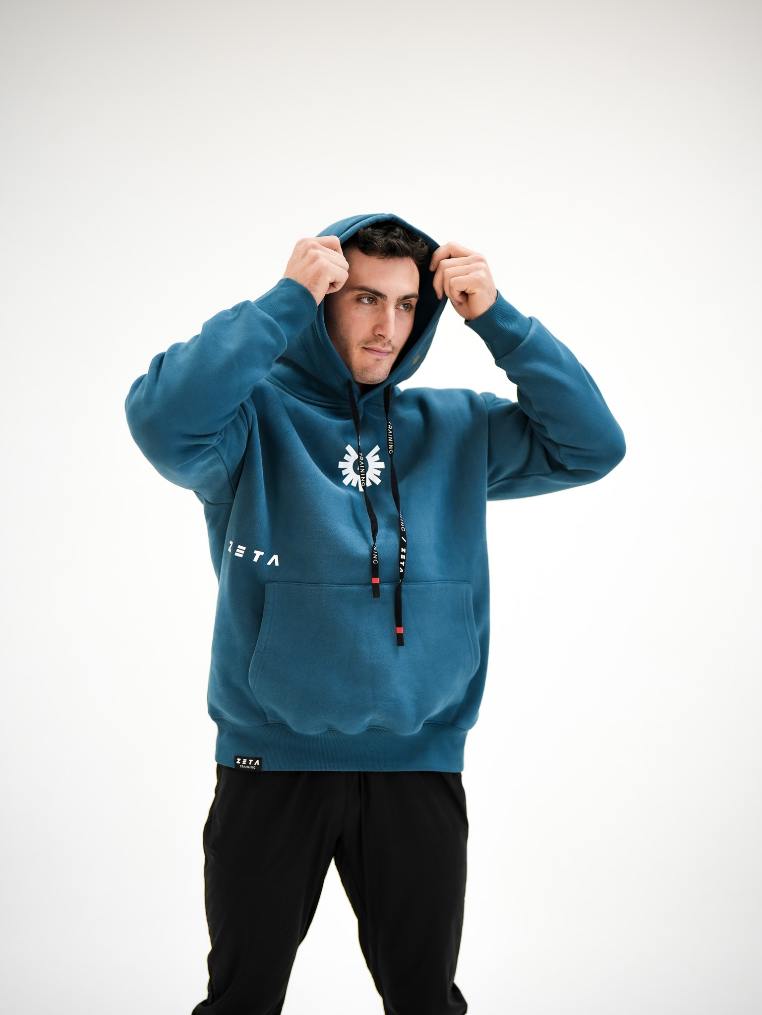 Oversize Hoodie Nile Blue