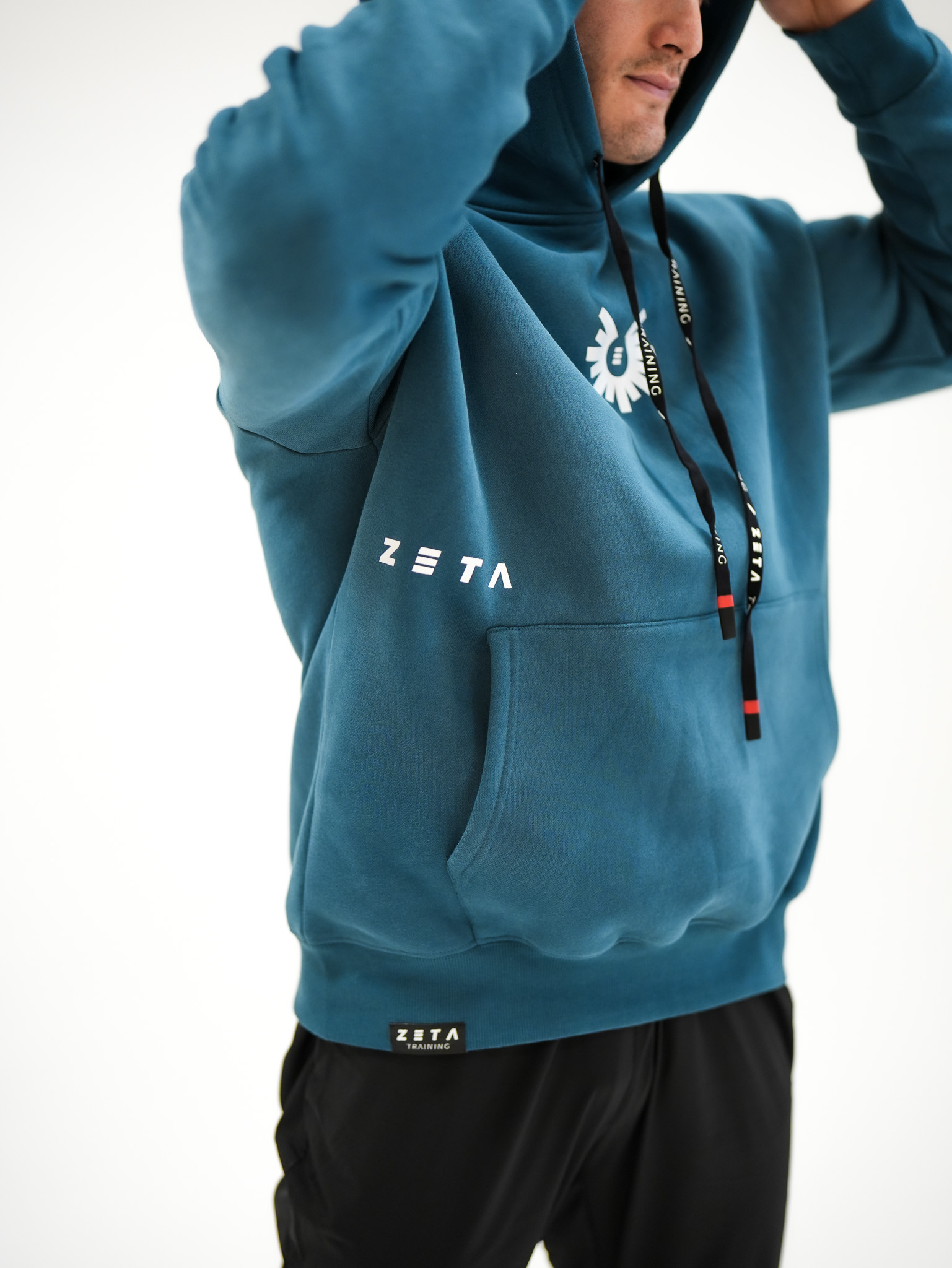 Oversize Hoodie Nile Blue