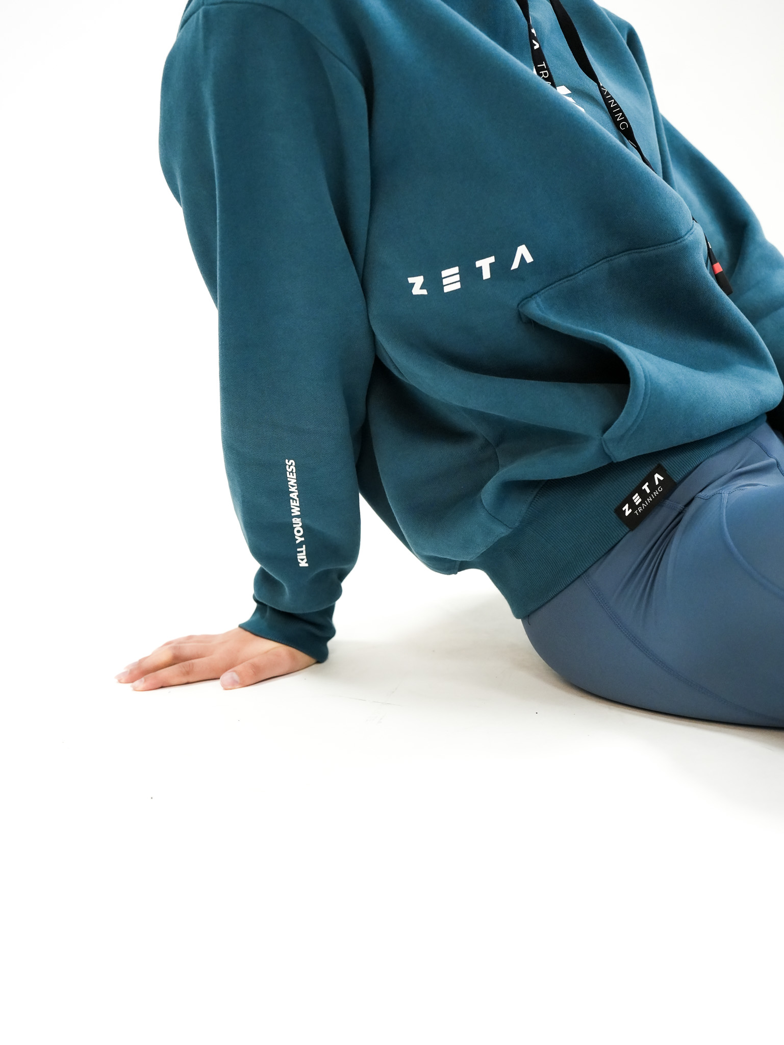 Oversize Hoodie Nile Blue