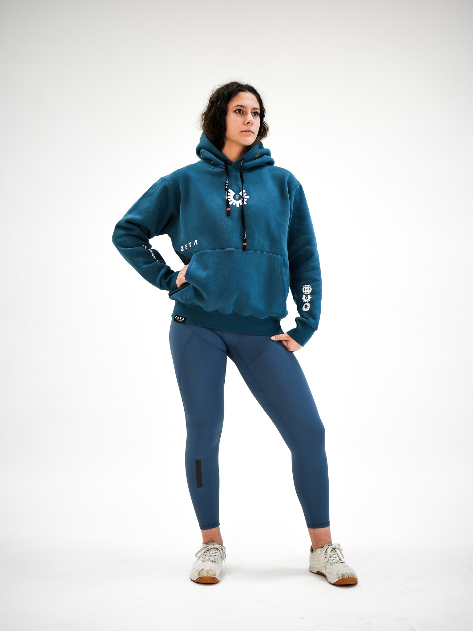 Oversize Hoodie Nile Blue