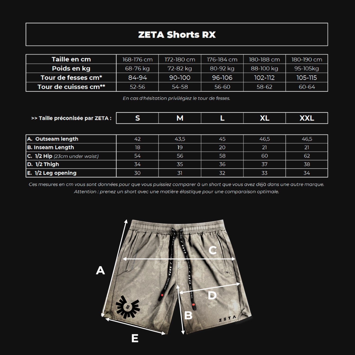Rx Tech Shorts Sphinx Grey