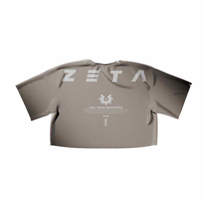 Oversize Heavy CROP T-Shirt Woman Sacred Sands