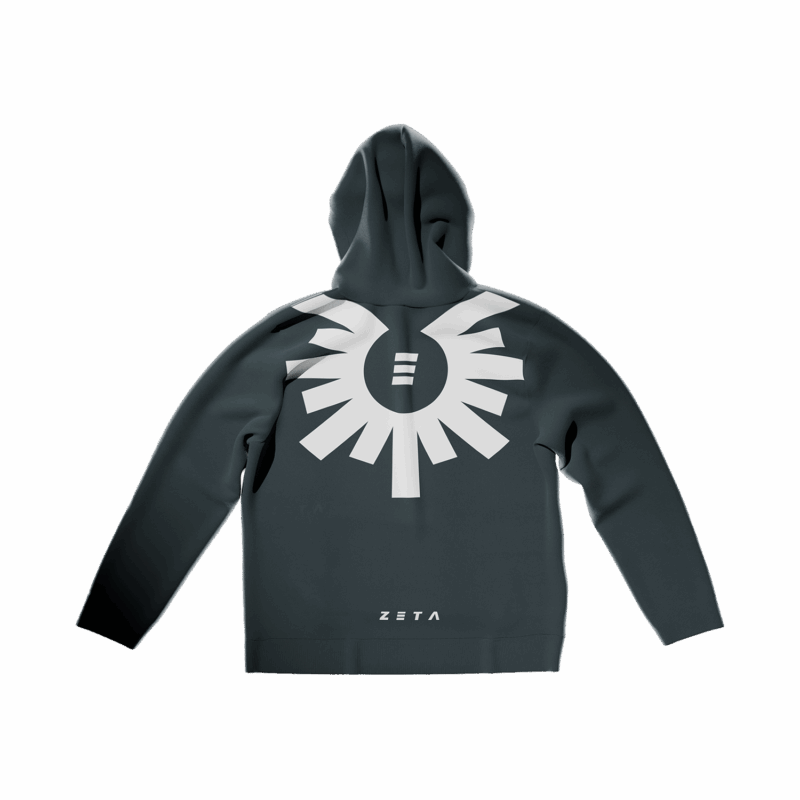 Oversize Hoodie Nile Blue