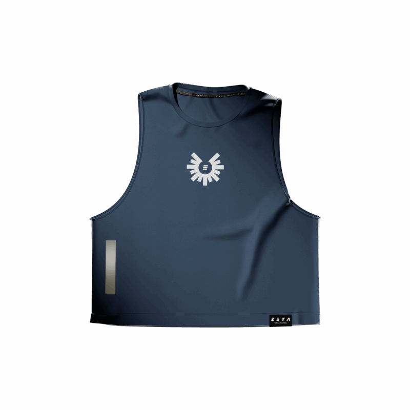 Woman Muscle Crop Nile Blue