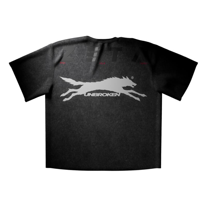 Oversize Heavy T-Shirt Unbroken - Acid Grey