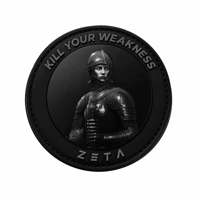 Rubber Velcro Patch Joan of Arc