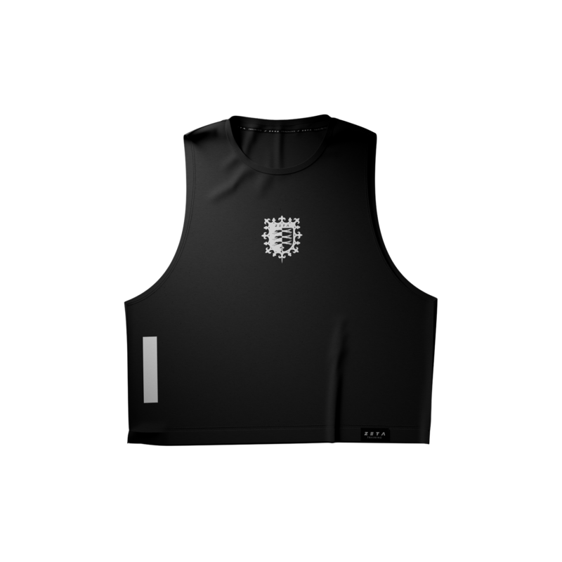 Woman Muscle Crop Obsidian Black